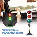 Car Ornaments Mini LED Traffic Lights Signals Auto Interior Decoration (A) A