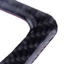 3pc Carbon Fiber Style Interior Steering Wheel Frame Trim Fit Ford Mustang 15-18