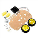 2WD Motor Smart Robot Car Chassis Kit Speed Encoder Battery Box for Arduino I4R7