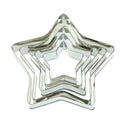 5pcs five-pointed star stainless steel cookie cutter cake biscuit diy mould JR