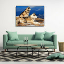 5D Diamond Painting Full Drill Two Dogs DIY Cross Stitch Pictures (WB045)