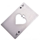 Playing Card Ace of Spade Poker Zebra Bar Tool Bottle Soda Beer Cap Opener