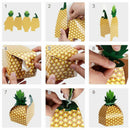 24pcs Pineapple Box Candy Gift Box Bag Luau Tropical Hawaiian Theme Party VWS