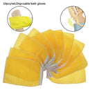 10 Pcs Disposable Glove Scrub Mitt Peeling Exfoliating Removal Mitt Bath Brus FT