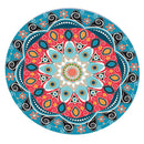2pcs Polyester Backing Waterproof Tablecloth Round Table Cover Cloth 120/150cm