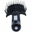 Vented Styling Hair comb Detangling Thick Hair Massage Brush Black B6X7