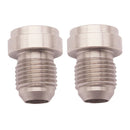 2pcs AN6 -6AN Aluminum Male Billet Adapter Weld Bung Fitting Hose Tank Cell