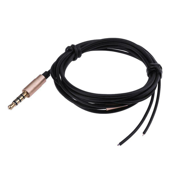 1.25m/4.1ft 3.5mm DIY Earphone Audio Cable Headphone Replacement Cable Line #gib
