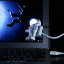 Cool Astronaut Spaceman Style Adjustable USB LED Night Light Desk Lamp for PC