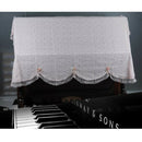 1pc Upright Piano Cover Lace Dust Cover for Piano Parts Accessories Pink