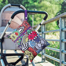 Waterproof Reusable Wet Bag Printed Diaper Nappy Bags with Two Zipper (A) A