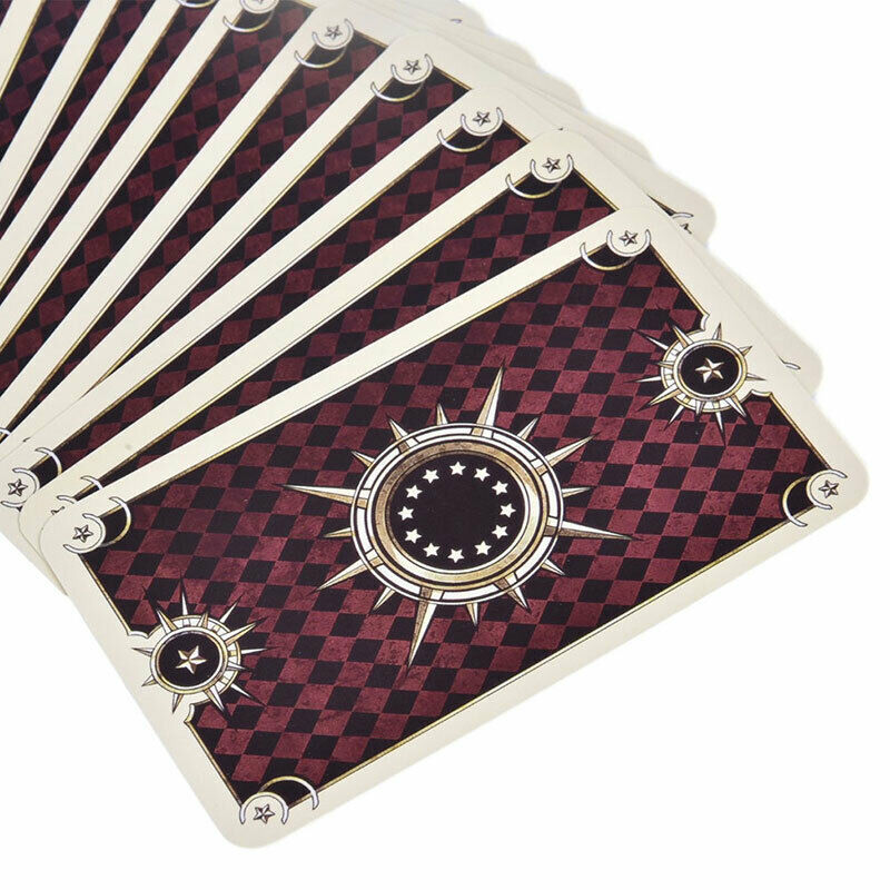 78pcs Tarot Cards Mystical Manga Tarot Cards Party Tarot Deck Supplies Engl Hn