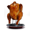 Upright Chicken Roaster Rack Non-stick Barbecue Grilling BBQ Accessories Ea Gw