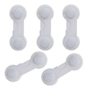 5pcs Adhesive Child Baby Kids Cute Safety Lock For Door Drawer Cupboard Cabinet