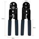 1X(Cable Crimper,8P8C Rj45 Ethernet Connector Crimp Computer Hand Tools Mul