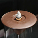 Time Hourglass Ceramic Backflow Incense Holder Incense Burner Windshield Co O6Y5