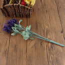 5X(Lavender Artificial Flower 10 Branches Only 1 Flower Celebration Birthd K7D6)