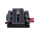 Quick Release Plate P200Clamp Adapter for Manfrotto 577 501 500AH 701HDV 50