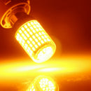 1x Yellow 1156 1095 1141 P21W BA15S 7506 LED 3014 144-SMD Turn Signal Light