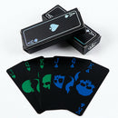 High Quality Plastic New Poker Size Playing Cards 1PC Mini Blue + Green