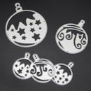 3pcs Christmas Ball Cutting Die Stencil Scrapbooking Card Album DIY Craft