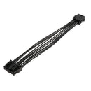 20cm CPU 8Pin to CPU 8Pin+4Pin Power Supply Adapter Cord Extension Cable