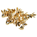 50pcs Adjustable Tassel End Cap Cover Connector Beads Lily Flower Design Jewelry