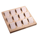 12Pcs Earring Card Holder with Tray for Earrings Ring Multi-Function Jewelr