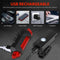 10000 Lumen Rechargeable Mountain Bike Lights Bicycle Torch Front + Rear Lamp !