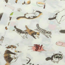 6Cute Scrapbooking Cat Craft Portable Album Diary Calendar lovely Label. St A6W2