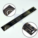 Multifunctional PCB Ruler Measuring Tool 25cm P5N2 R8L7 G8L7 R6J1