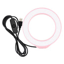 LED Ring Light 4.7 inch with 1.5m USB Cord, Professional Makeup Selfie Light