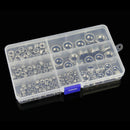 165pcs Boxed 304 Stainless Steel Nylon Lock Nut Locknut Self-Locking Nut NRJ