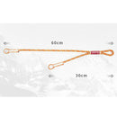 Braided Eye to Eye Prusik Cord 10.5mm Nylon Climbing Knotted Y Lanyard Loop Rope