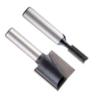 2x Carbide Straight Dado Router Bit Wood Milling 5mm&18mm Cutter Wood Working