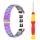 Strap Bracelet Stainless Steel Wristband for Huawei Band 4 Pro (Colorful) A