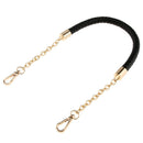 Women PU Leather Braided Handbag Shoulder Bag Strap Chain Bag Accessories