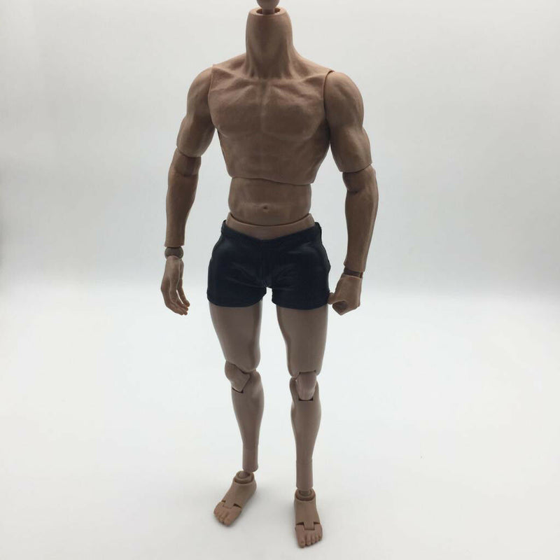 1:6 Soldier Artificial Leather Man's Shorts for 12'' Phicen Kumik Hot Toys