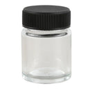 10 x 22cc Airbrush Bottles Empty Glass Pots Lids Color Cups