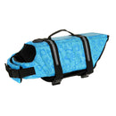 Dog Aquatic Reflective Preserver Safety Float Vest Saver Life Jacket Blue S