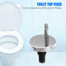 2pcs/set Top Fixed WC Toilet Seat Hinges Fittings Quick Release Hinge Screw Tool