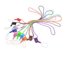 2pcs Candy Colour Cellphone String Lanyard Cord Anti-Drop Phone StrapS Kw