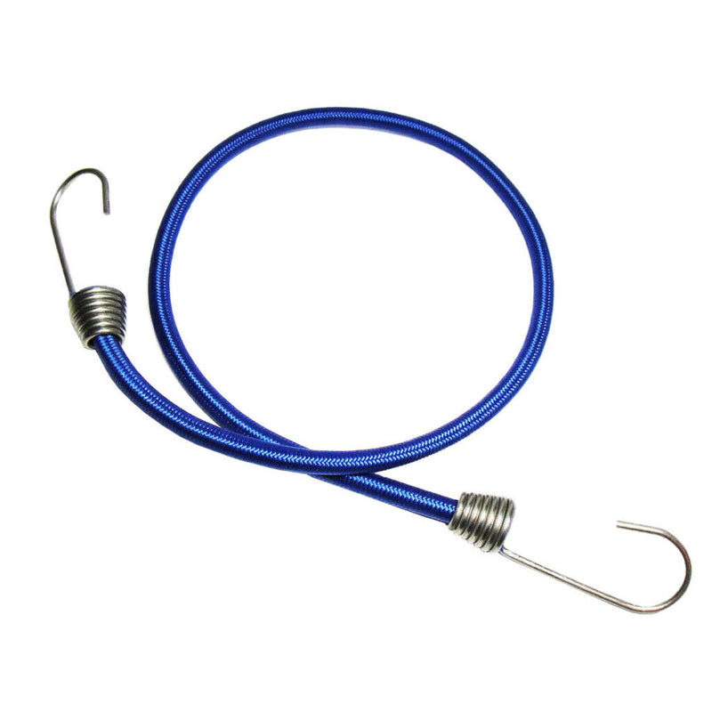Elastic Bungee Rope Shock Cord Tie Down w/ Stainless Steel Bungee Hooks