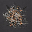 100 x 1/4W 250V 10K Ohm Axial Lead Carbon Film Resistors C7N5