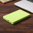 2.5 inch USB2.0 SATA HDD Hard Disk Drive External Portable SSD Case (Green)