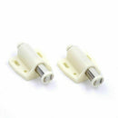 4 PCS White Magnetic Push To Open System Damper For Cabinet Cupboard Drawer P7P9