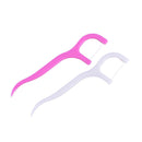 100 Pcs Disposable Dental Flosser Interdental Brush Teeth Stick Floss Oral C Nw