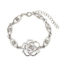New Floral Hand-Studded Camellia Temperament Charm Bracelets For Women Allo B6C3