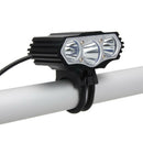USB Charge XM-L T6 LED Bicycle HeadLight Bike Head Light Lamp Torch Flashlig Ew