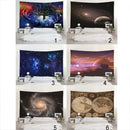 Outer Space Wall Tapestry Wall Hanging Bed Cover Throw Blanket 59x51 Inch